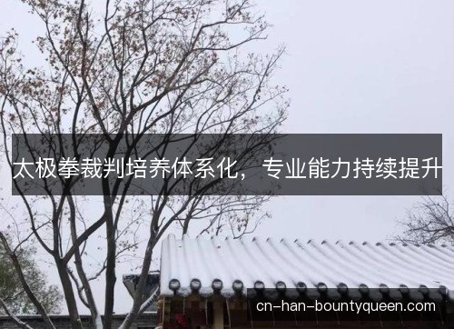 太极拳裁判培养体系化，专业能力持续提升